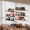 6 Pack Floating Shelves Picture Ledge, Modern Wall Shelves Decor Wood Storage Shelves for Bedroom, Living Room,Bathroom Shelves, Kitchen, Hanging Shelves for Room - Image 2