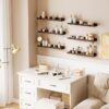 6 Pack Floating Shelves Picture Ledge, Modern Wall Shelves Decor Wood Storage Shelves for Bedroom, Living Room,Bathroom Shelves, Kitchen, Hanging Shelves for Room - Image 7