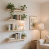 Floating Shelves for Wall, Bathroom Shelves Over Toilet, Book Shelves, Modern Wooden Mounted Floating Shelves - Image 6