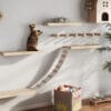 Floating Shelves for Wall, Bathroom Shelves Over Toilet, Book Shelves, Modern Wooden Mounted Floating Shelves - Image 2