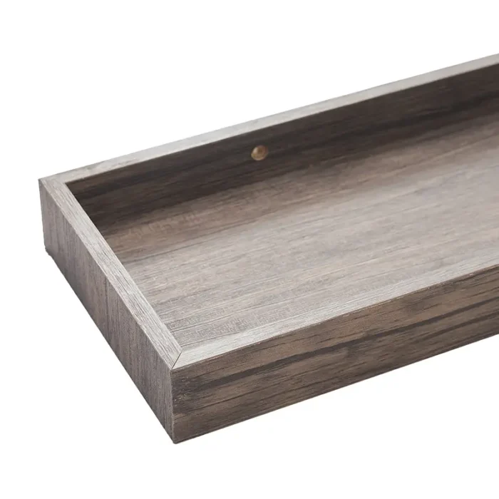 Floating Shelves with Edge for Wall, Wooden Wall Shelves for Bedroom Living Room Kitchen, Modern and Rustic Bathroom Shelves, Decor Floating Shelf for Storage - Image 13