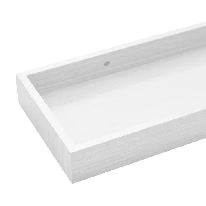 Floating Shelves with Edge for Wall, Wooden Wall Shelves for Bedroom Living Room Kitchen, Modern and Rustic Bathroom Shelves, Decor Floating Shelf for Storage - Image 11